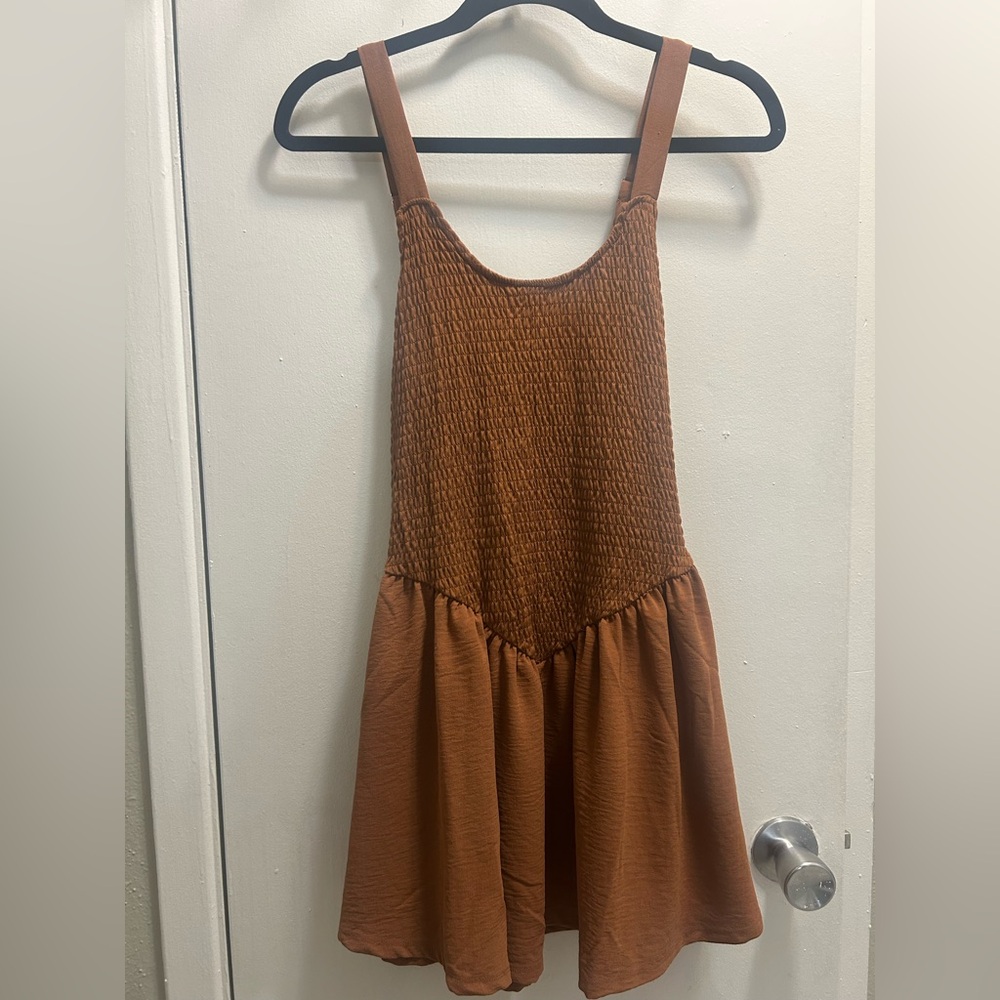 Tan Casual Dress